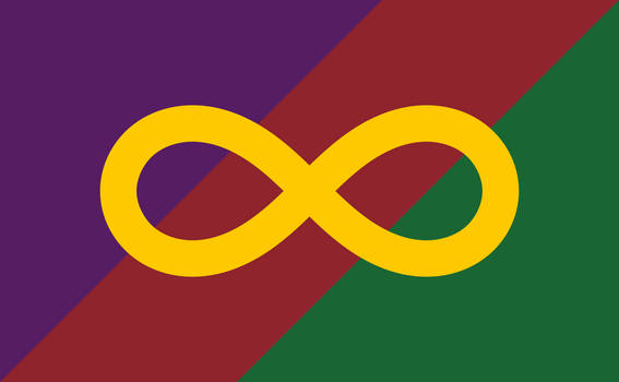 A Flag for Autism Rights (Purple-Red-Green)