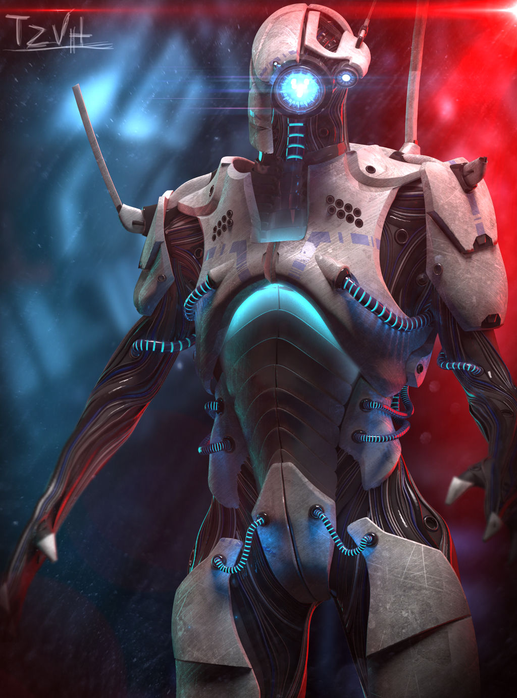 Geth 3D Sculpt by TZVH on DeviantArt