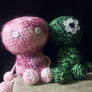 Pink and Cy MiniStuffiez