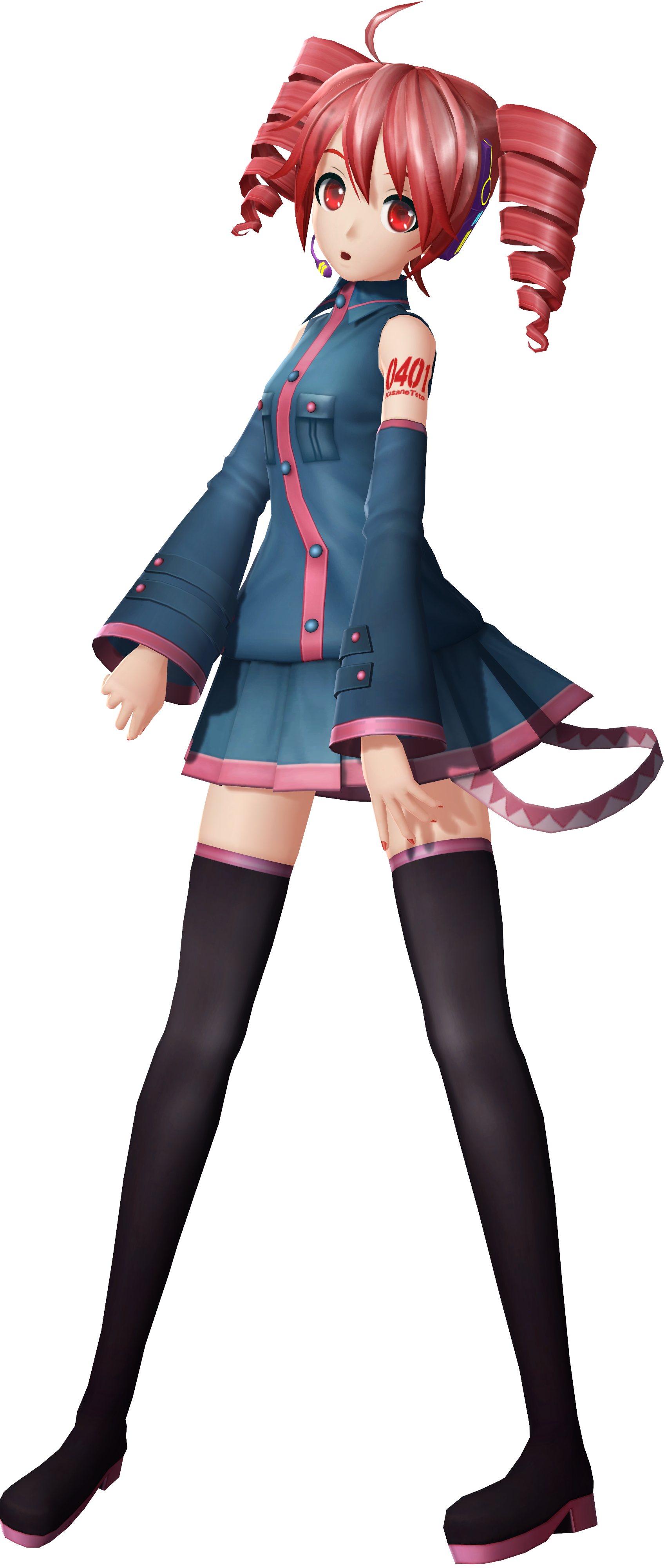 Teto Model MMD PDXHD Default Teto by Durles on DeviantArt