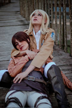 Ymir and Historia I - YumiHisu - Shingeki Cosplay