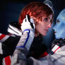 Liara T'Soni and Commander Shepard Cosplay