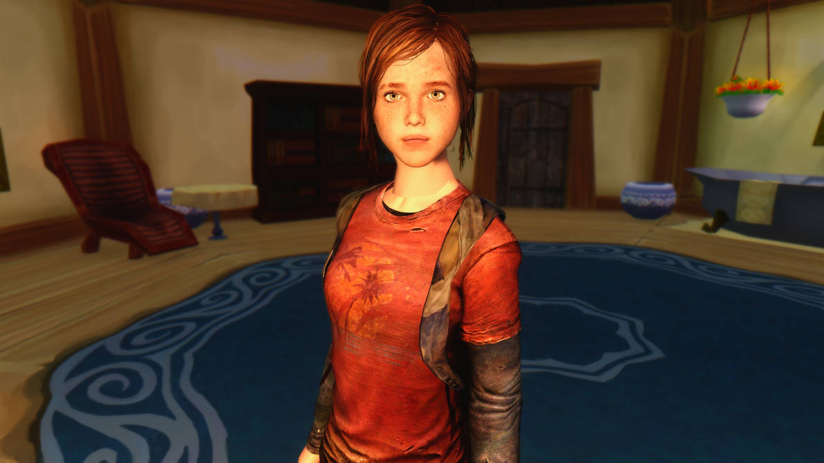 The Last of Us Ellie In skyrim by user619