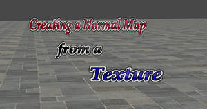 Creating a Normal Map from a Texture Tutorial