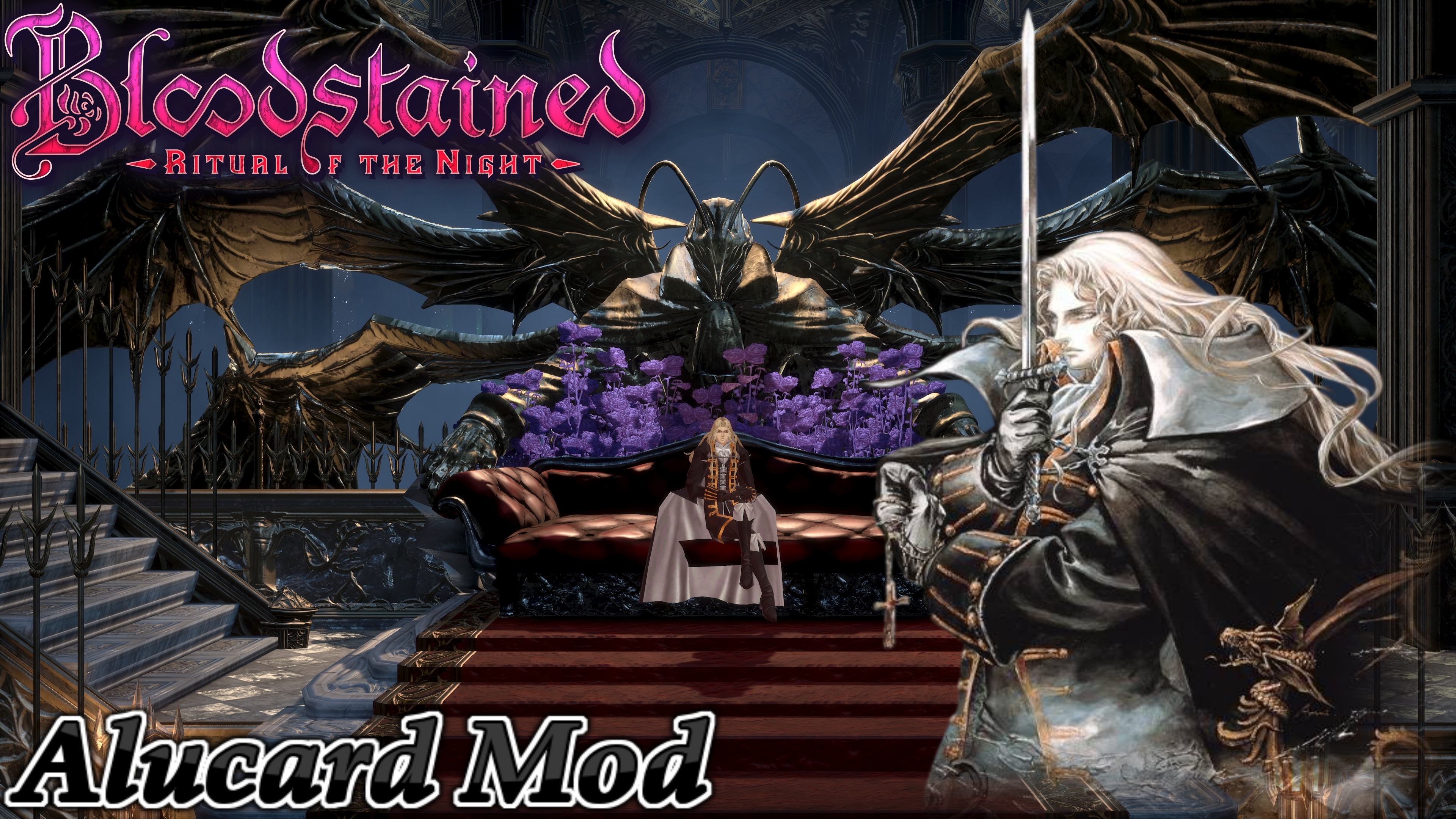 Bloodstained Rotn Castlevania Sotn Alucard Mod By User619 On Bloodstained Rotn Castlevania Sotn Alucard Mod By User619 On