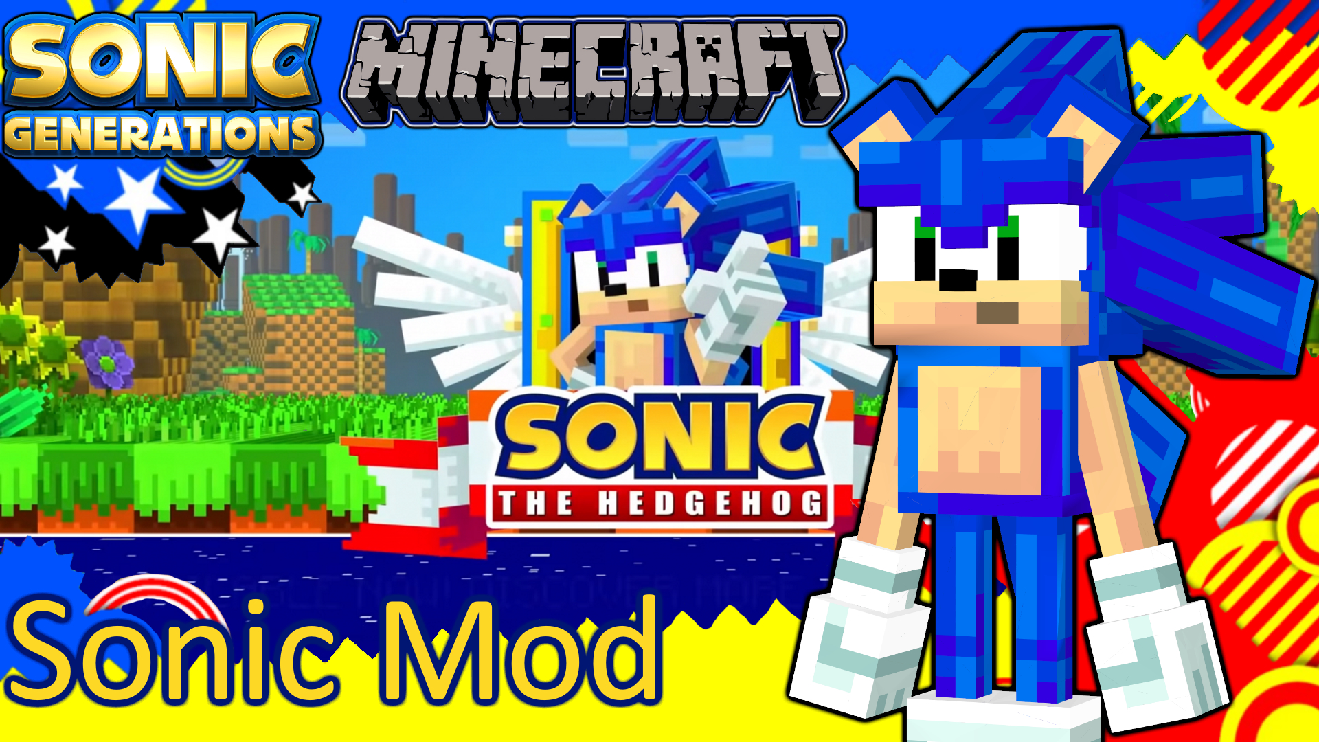 Sonic Generations Minecraft Sonic Mod by user619 on DeviantArt