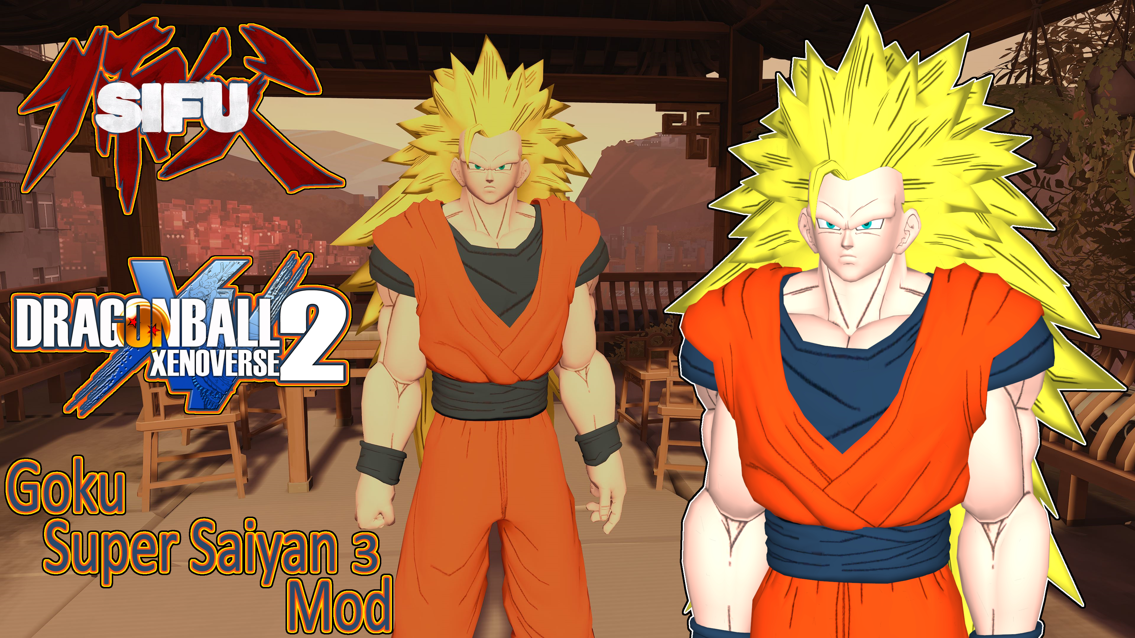 The SUPER SAIYAN INFINITY Goku in Dragon Ball Xenoverse 2 MODS 