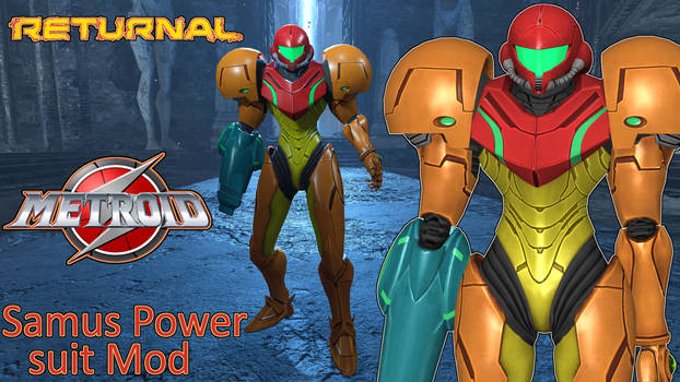 Returnal Metroid Samus Power Suit Mod