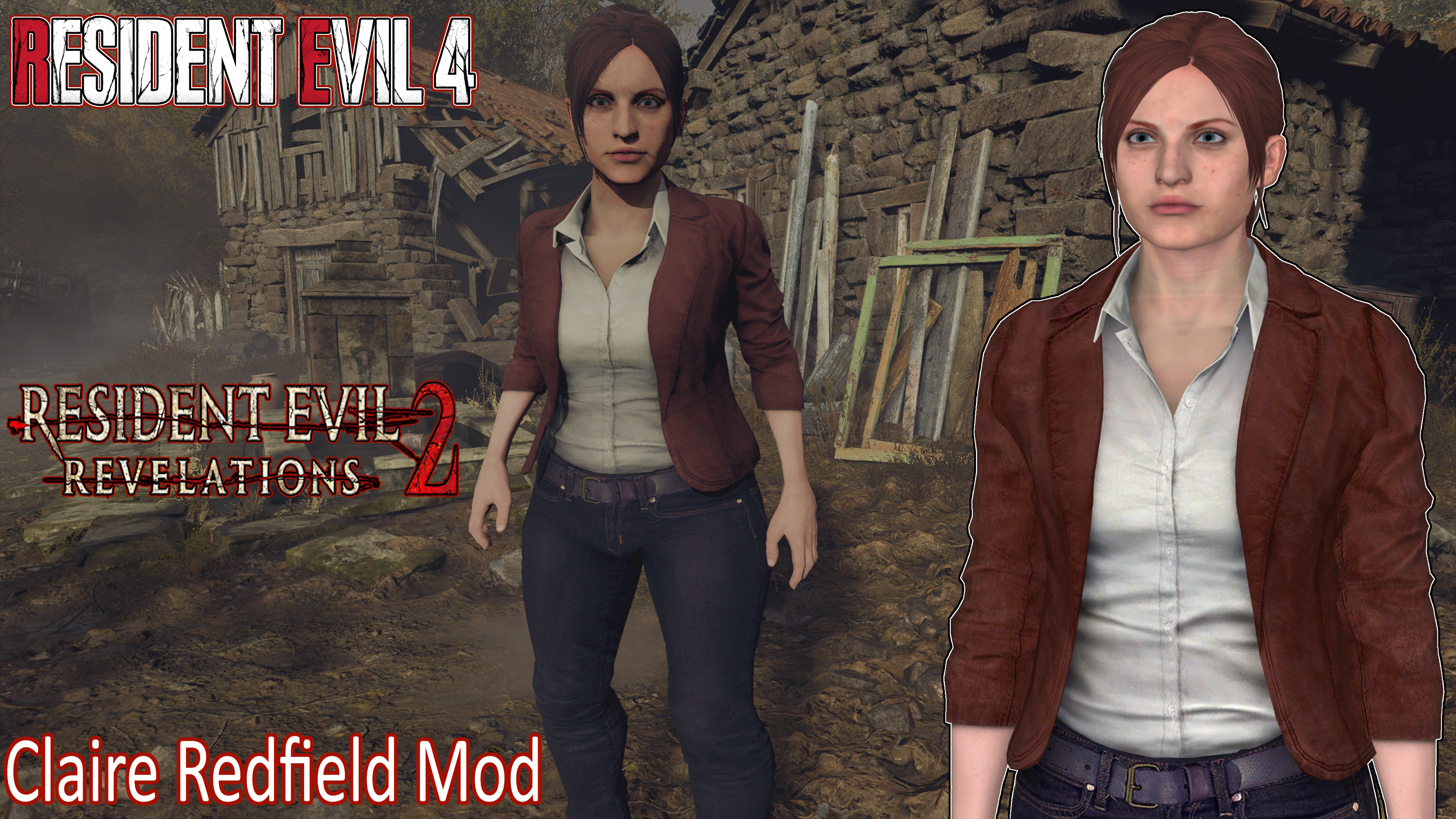 Resident Evil 4 Remake RER2 Claire Redfield Mod by user619 on