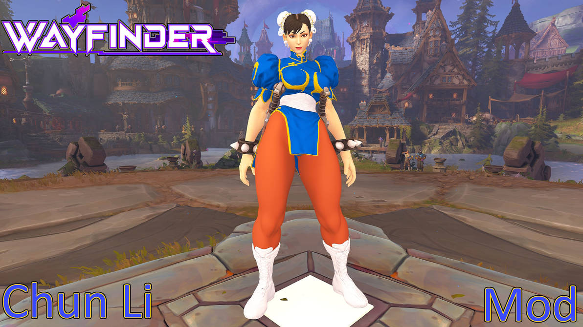 Chunk Li Mod Wayfinder Chun Li Mod by user619 on DeviantArt