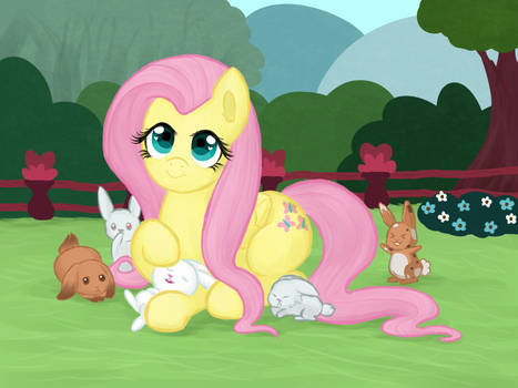 Fluttershy and Bunnies