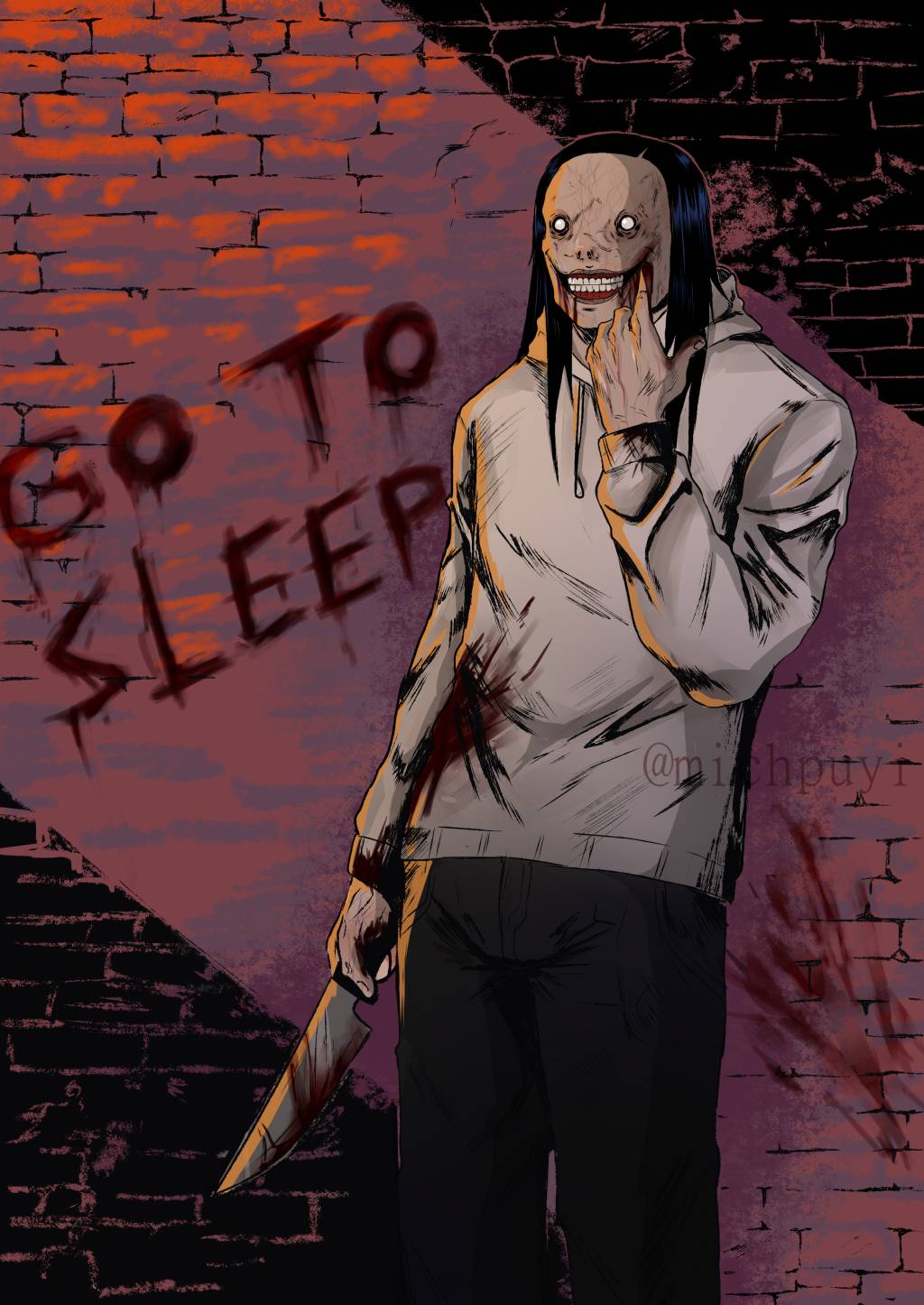 Jeff The Killer by dwaynebiddixart on DeviantArt