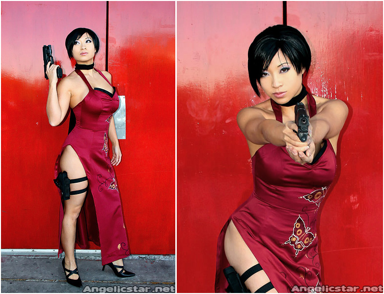 My low-budget Ada Wong (Resident Evil 4 Remake) cosplay 😎 : r/crossdressing