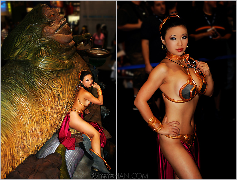 Slave Leia at Comic Con II