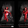 Scarlet Witch on Iron Throne