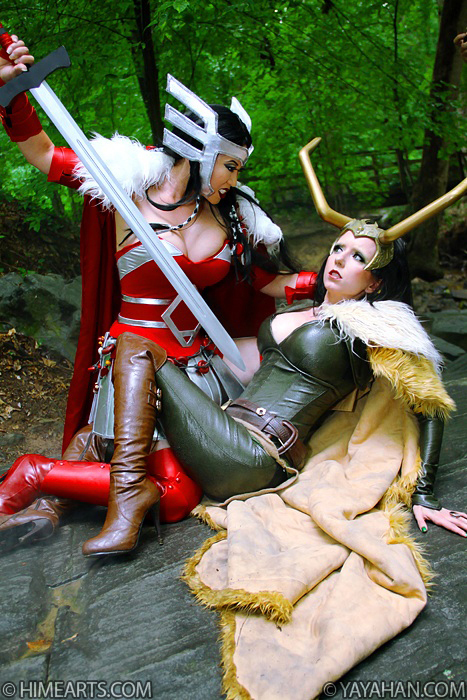 Sif versus Loki -Marvel's Thor