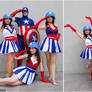 Captain America + USA Girls