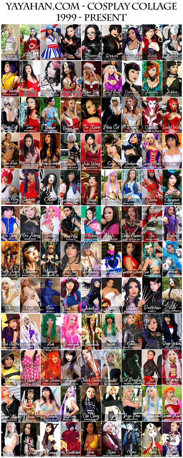 Cosplay Collage - 1999 to present