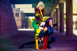 X-Men duo: Rogue and Psylocke