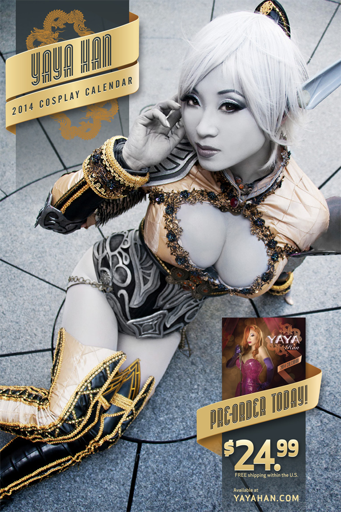 2014 Yaya Han Calendar - Dark Elf Flyer