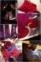 Heartseeker Ashe cosplay in progress