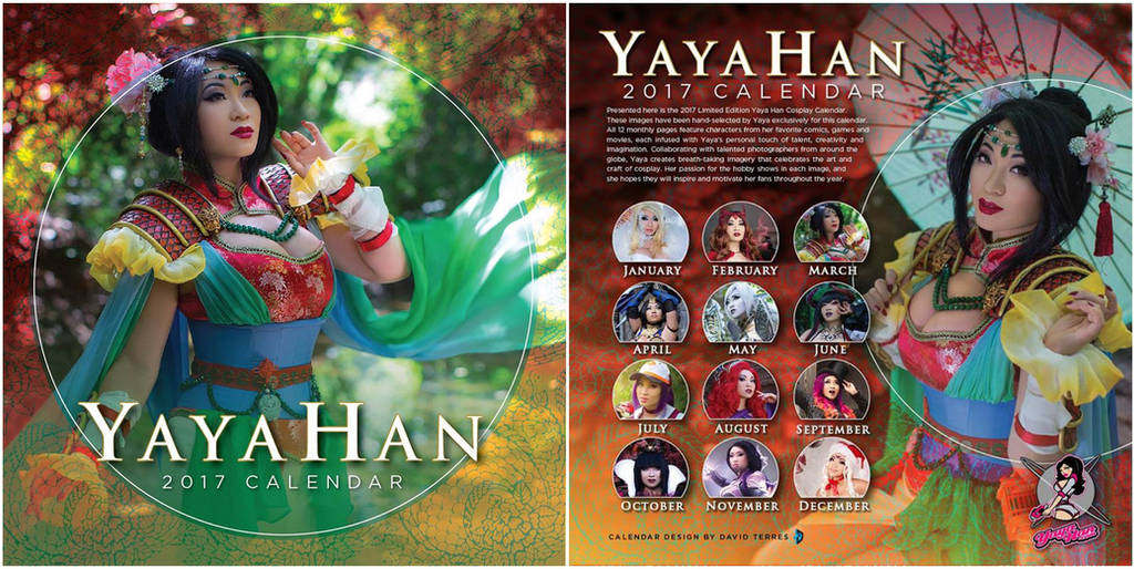2017 Yaya Han Cosplay Calendar by yayacosplay