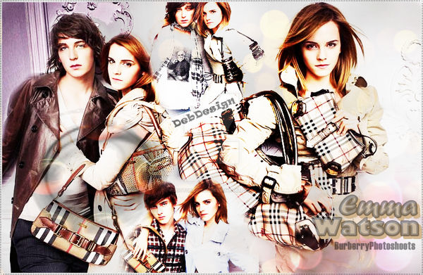 Emma Watson Burberry by RiotGraphics on DeviantArt
