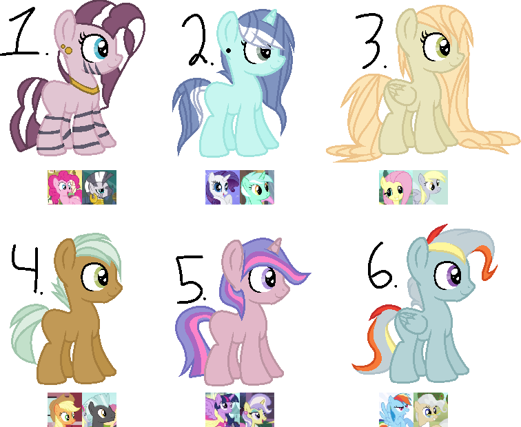 CLOSED - Mane 6 Crack Shipping Adopts