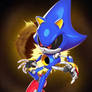 Metal Sonic in space