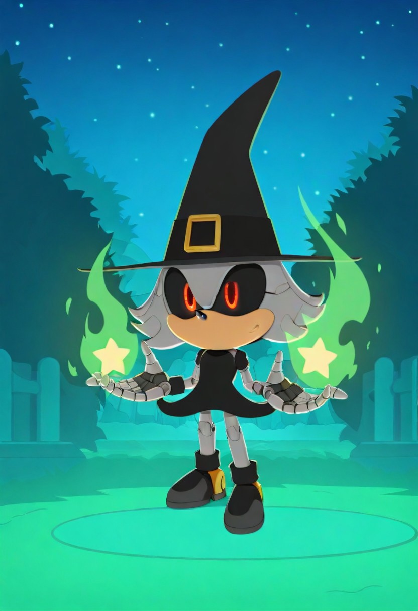 Metal Sonic, but she looks like witch Zouk
