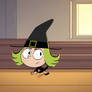 Zouk the little witch push-ups from the floor