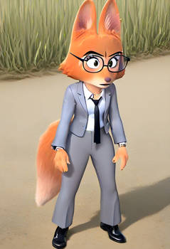 Diane Foxington. Fanart