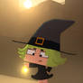 Zouk the little witch, but in Minecraft