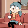 Hilda drinking tea