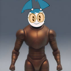 Jenny In Her Robot Costume