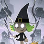 Zouk the little witch. Action