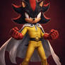 Shadow in Saitama costume
