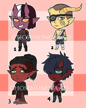 [SET PRICE] Tieflings! (2/4 open)