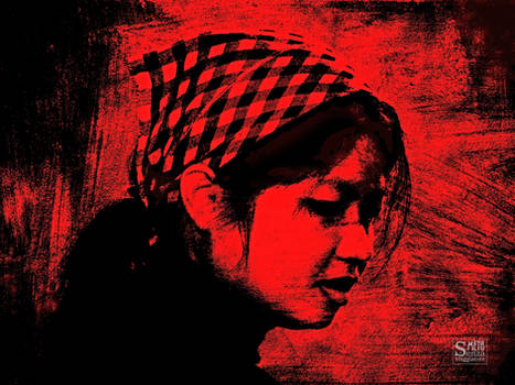 Red Girl Portrait
