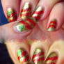 Easy Christmas nail art