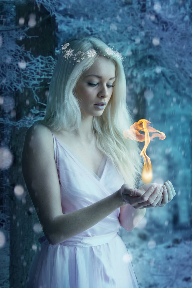 Snow fairy by SerenaDream