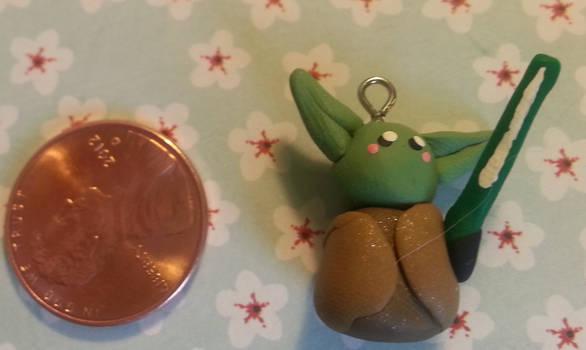 Sculpey Yoda Charm