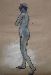 Nude model - Yvonne - 11072012 - 1 by AEnigm4