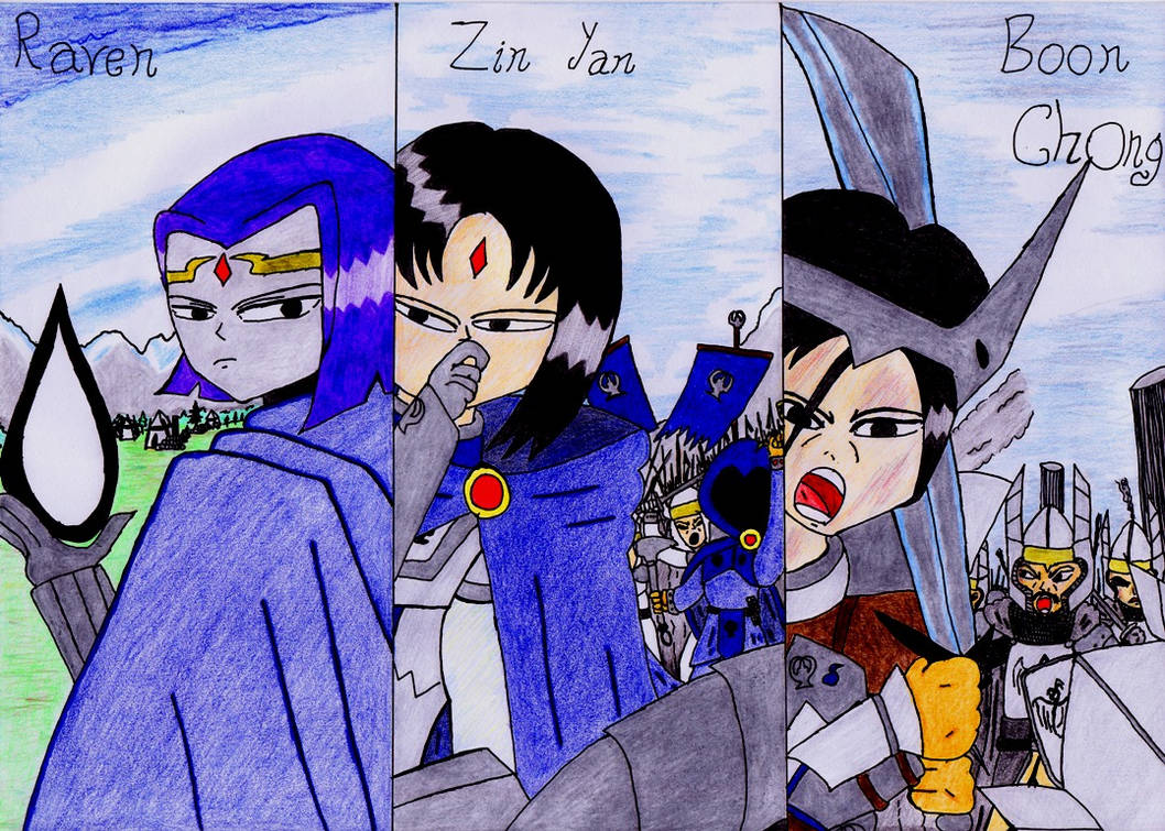 Three Azarath Heroes by lordtrigonstar on DeviantArt