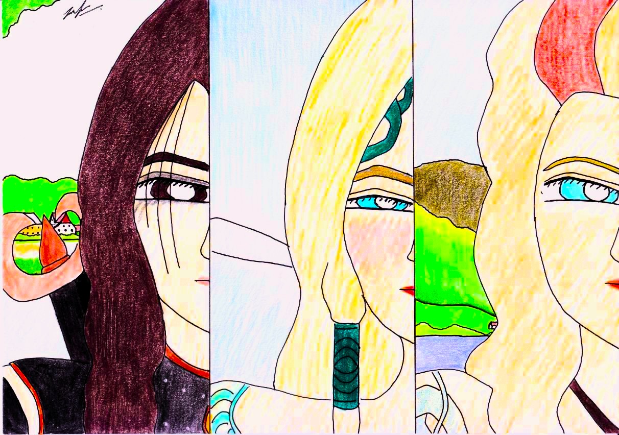 Freya, Sif and Thrud