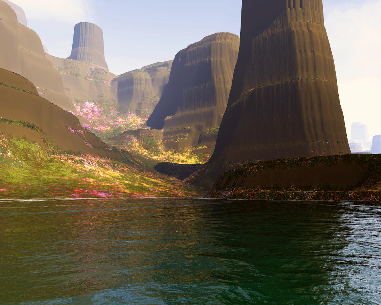 Flower-Covered Bluffs