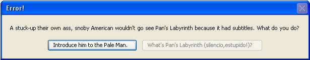 Pan's Labyrinth message