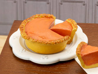 Pumpkin Pie And Slice