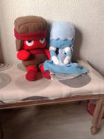 Ruby and Sapphire plushies