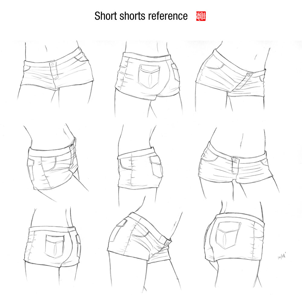 How To Draw Anime Girl Pants